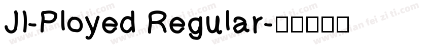 JI-Ployed Regular字体转换